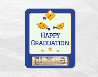 Graduation Money Card Holder – Personalized Grad Gift, Class of 2026, College Graduate