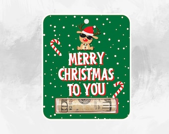 Rudolph Christmas Money Card Holder, Gift Card
