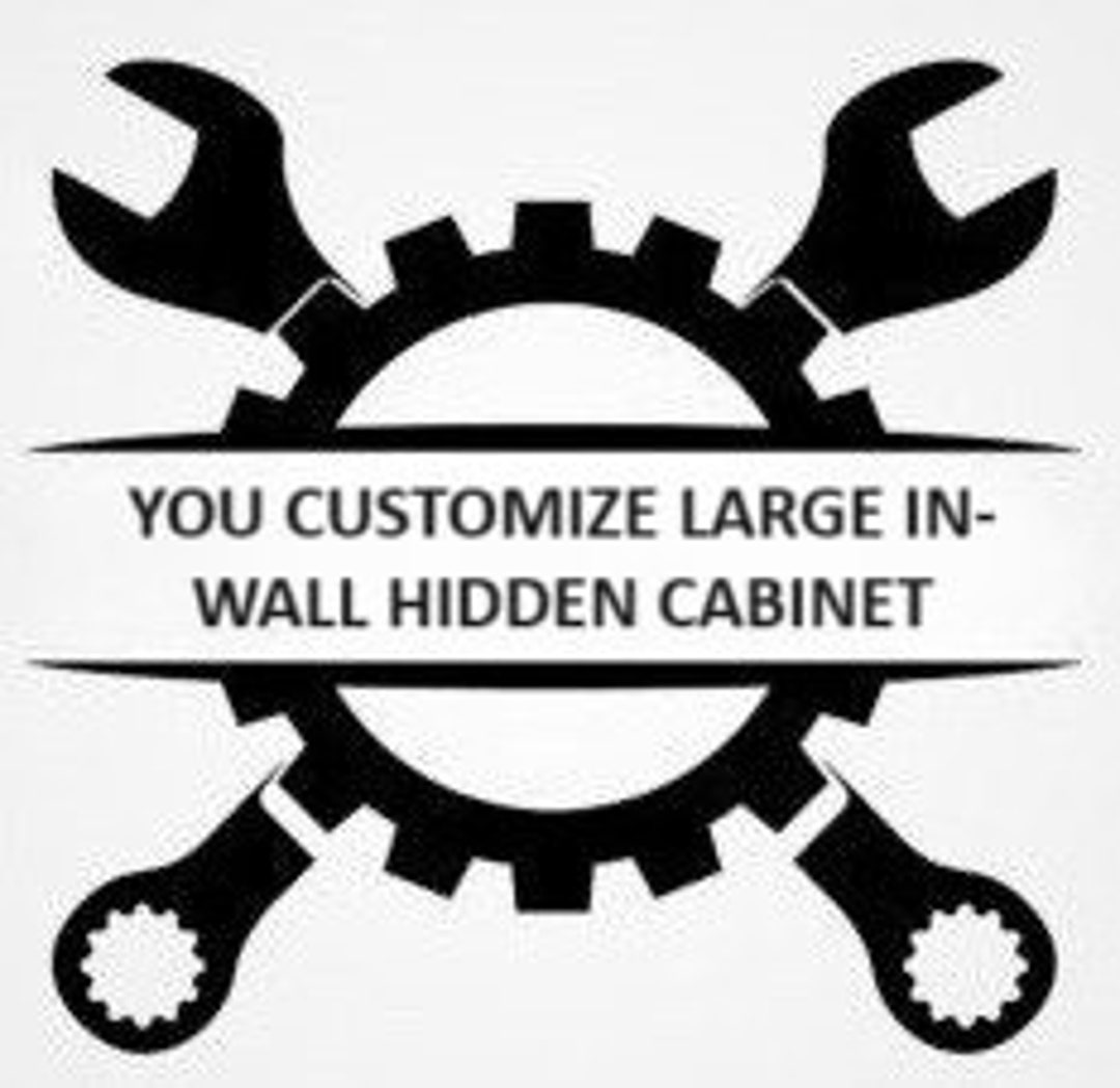 Inwall Hidden Gun Large Concealed Firearm Storage Customizable