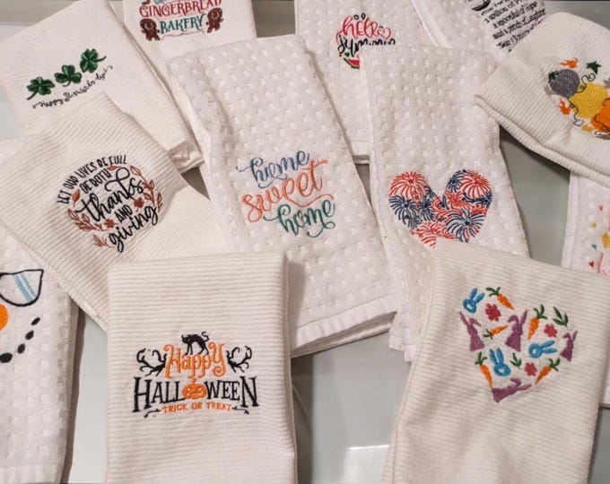 Featured listing image: Kitchen Towel of the Month Set