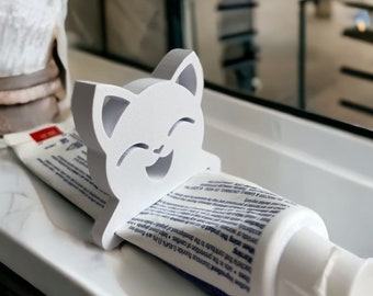 Toothpaste Squeezer, Bathroom decor, Bathroom accessories, Minimalist design,  Toothpaste saver,  Eco home goods, adorable 3D printed