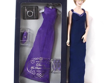 Franklin Mint Vintage Porcelain Princess Diana Doll, Beaded Evening Gown,  Original New in a Box & COA MINT - Etsy