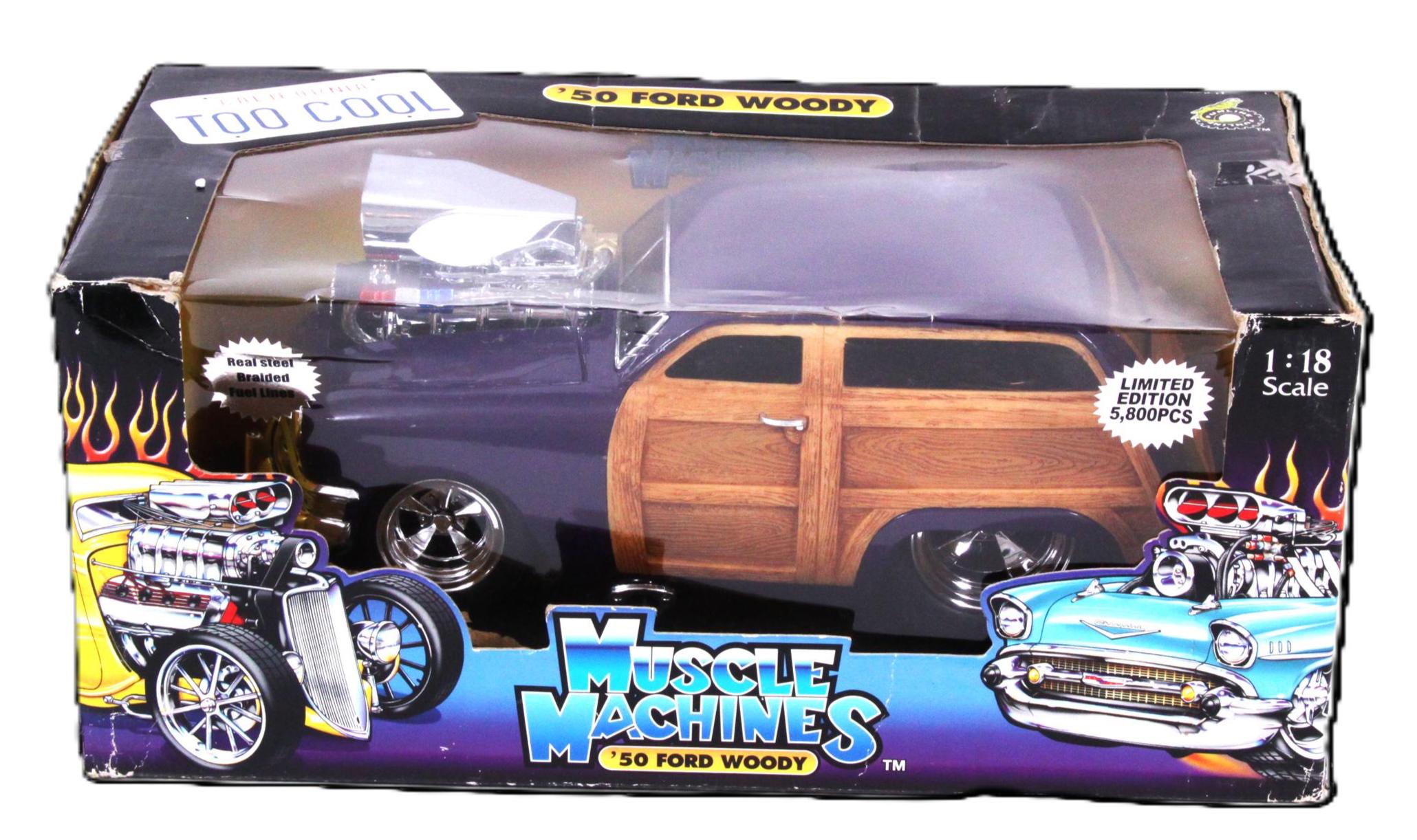 Hot Rod Collectible Alert! – Custom '50 Ford Woody Muscle Machine