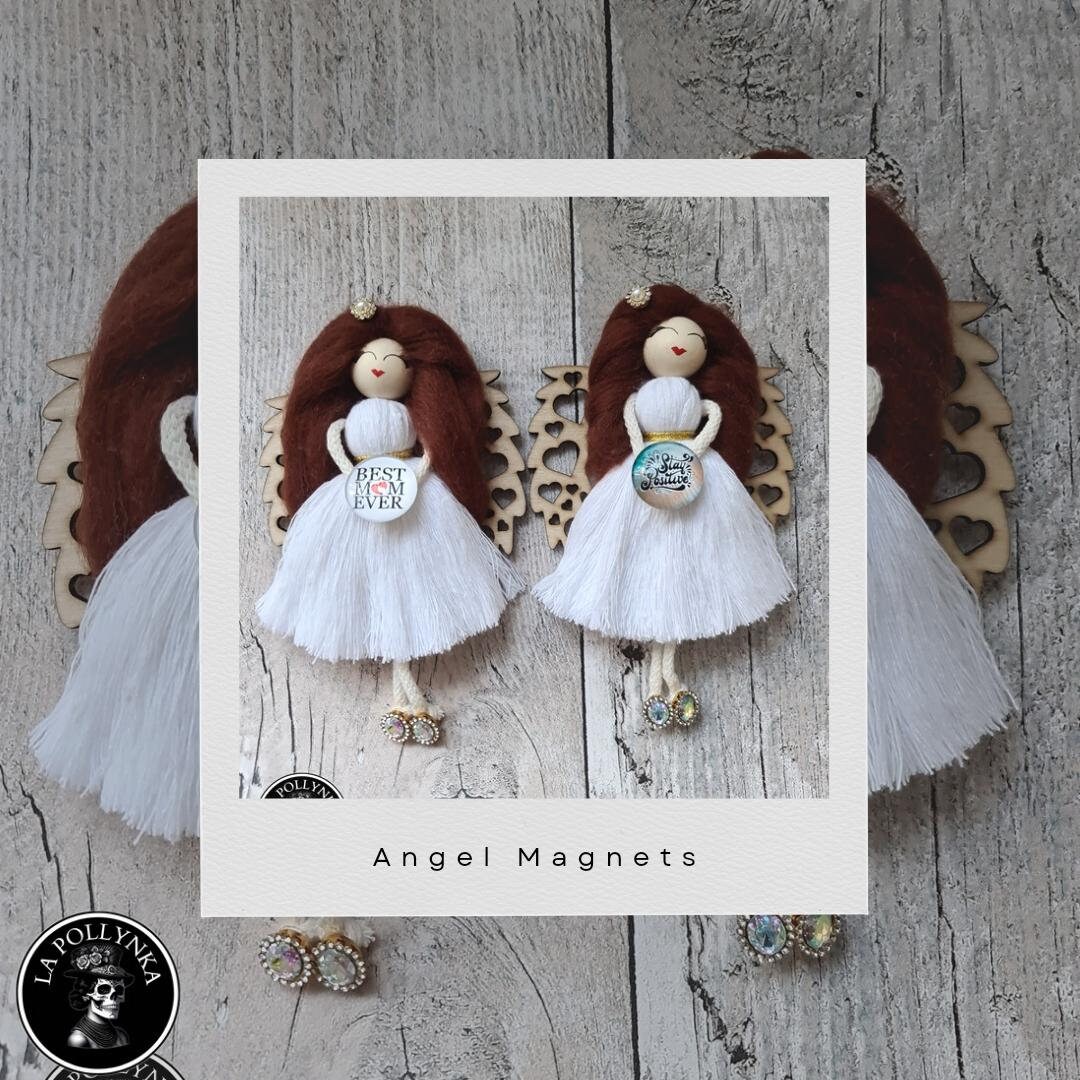 Macrame Angel Fridge Fridge for Friends Etsy UK