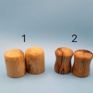 Hand made salt and pepper shakers