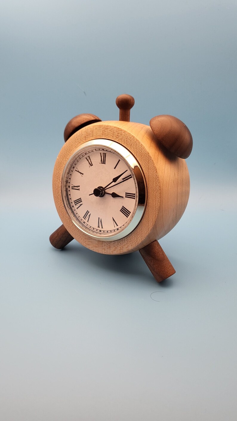 Whimsical Wood Clock, Hand Made Etsy