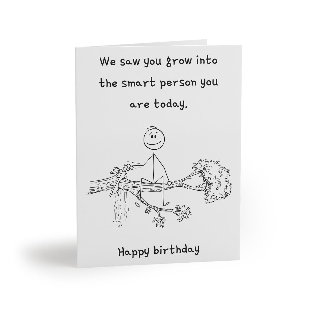 Funny Birthday Card for Him, Funny Birthday Card for Man Etsy