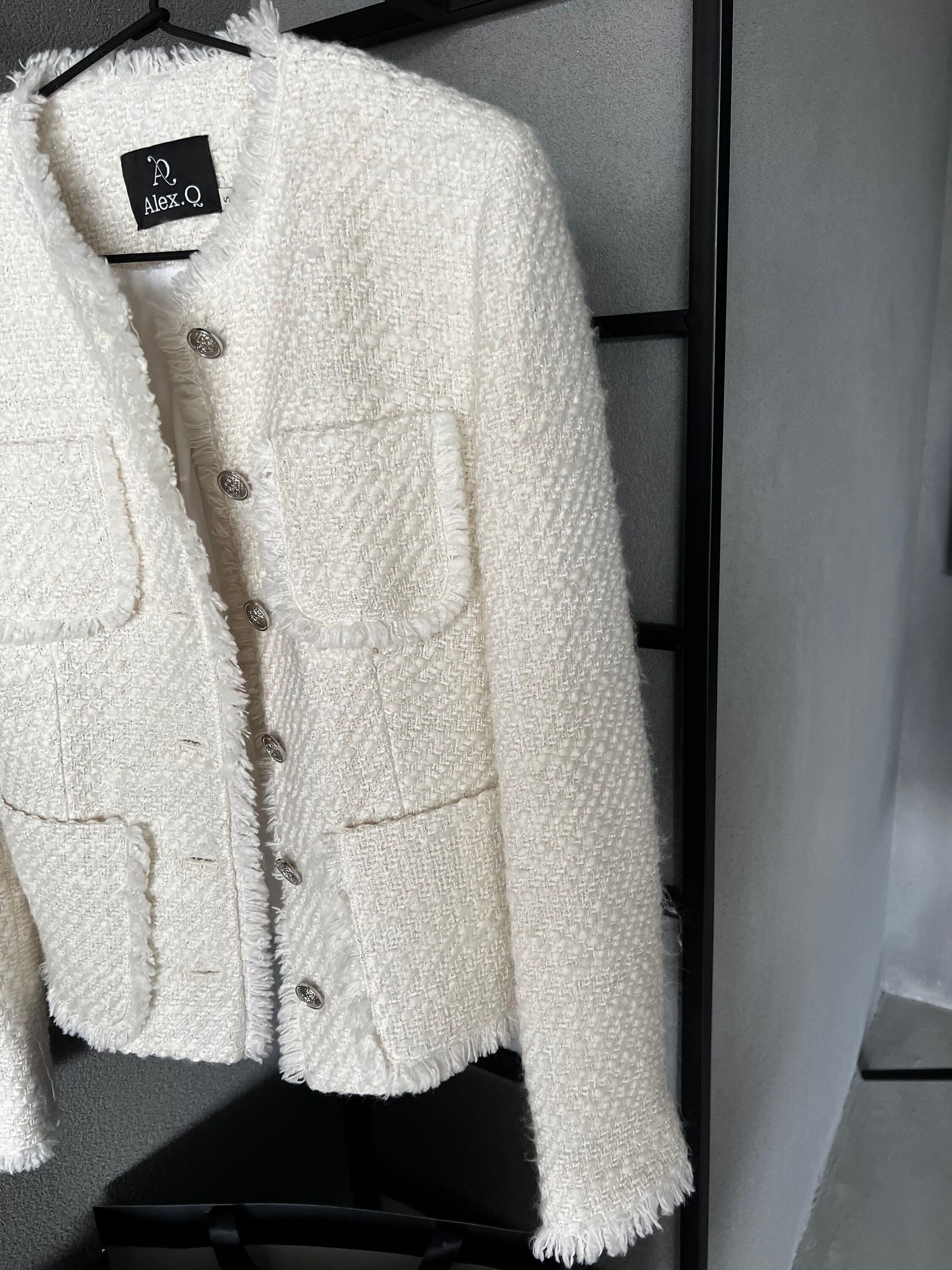 GROVE ♥ ALIA TWEED JACKET/追跡付 acc996e031b0ed2818d18187c1f8c9
