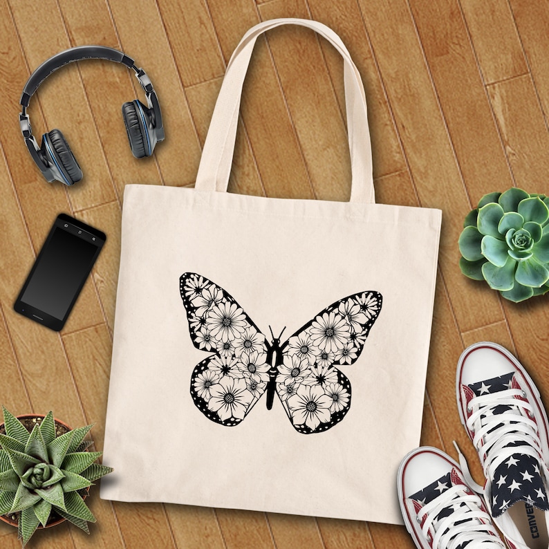 Butterfly SVG File, Floral Butterfly Svg, Butterfly Clip Art, Butterfly ...