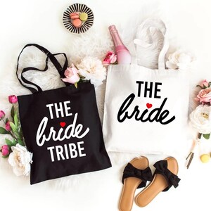 Bride Gift Tote Bag, Bachelorette Party Tote Bag, Wedding Gift Tote Bag, Bridesmaid Tote Bag, Bride Team Tote Bag,Grils Trip Tote Bag