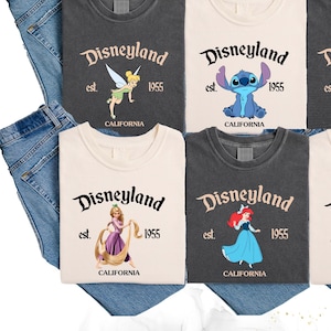 Retro Disneyland Est 1955 Shirt, All Characters Disney Shirt, Mickey And Friends Shirt, Disney Matching Shirt, Disney Group Shirt