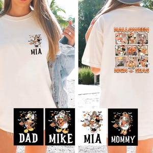 Halloween Disney Summer  Shirt, Disney Mickey and Friends Halloween Matching Sweatshirt, Disney World Halloween Family Trip Tee, Mickey Boo