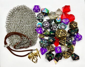 Dice Bag of Holding (large chainmaille dice bag)