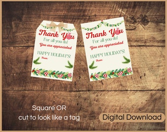 Etiquetas de agradecimiento para maestros, notas para maestros, agradecimiento a los maestros, etiquetas de maestros imprimibles, etiquetas de vacaciones