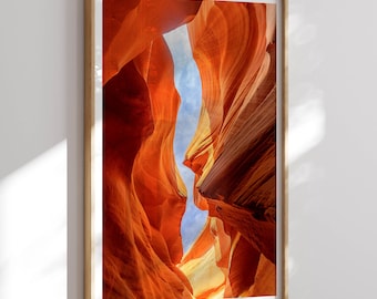 Antelope Canyon Print, Arizona Print, Arizona Desert, Arizona Landscape Photography, Southwest USA, Wall Art, Home Decor