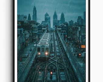 Plakat ze zdjęciem z Filadelfii, Sztuka ścienna z Filadelfii, Fotografia ścienna z Filadelfii, Fotografia z Filadelfii, Prezent podróżny