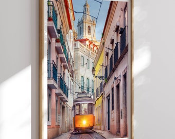 Lisbon Portugal Print, Wall art Art Print, Poster, Travel Print, Travel Poster, Wall Art, Living Room Prints, Art Decor, Fine Art, Gift