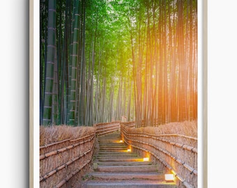 Bamboo Forest Photo Print, Arashiyama, Kyoto, Japan, Bamboo Wall Art, Bamboo Photo, Forest Home Decor, Japanese Travel Gift Wall Art