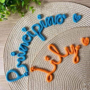 Tovagliette colazione personalizzate - Tovaglietta personalizzata - Idea regalo - Custom Placemats  - Tovaglietta con nome - Segnaposto -