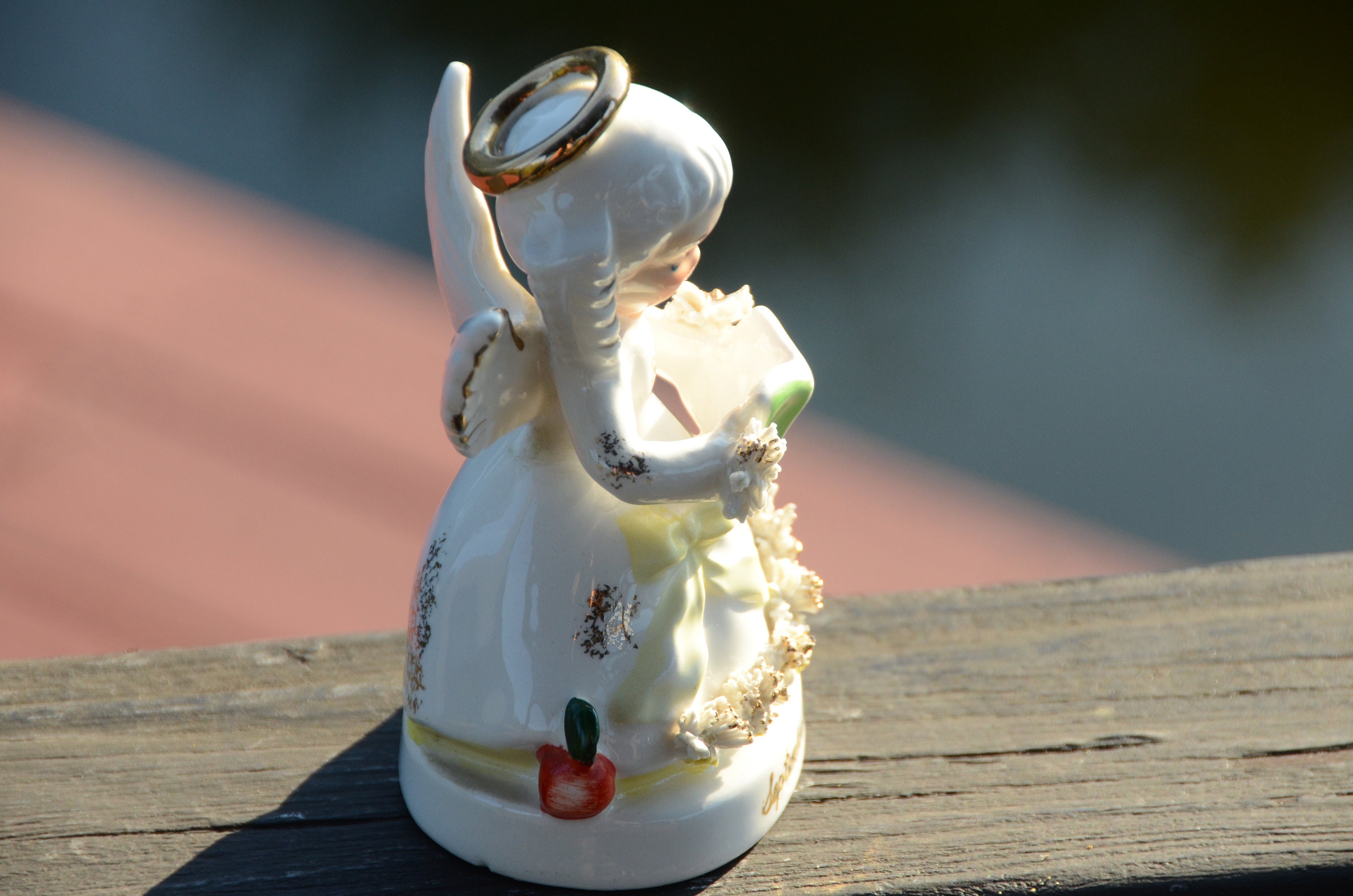 エンジェル　ヴィンテージ Vintage Fine A Quality September Birthday Angel W/Book