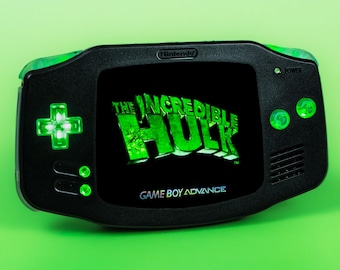 Game Boy Advance IPS Mod – Spectrumō 光譜王-editie | RGB-knoppen + accessoires inbegrepen | Optionele USB-C-batterij en audioversterker