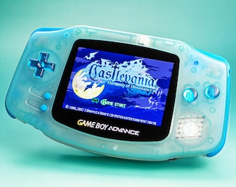 Game Boy Advance IPS Mod – Seigetsu 清月-editie | Optionele USB-C-batterij en audioversterker, inclusief accessoires