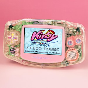 Game Boy Advance IPS Mod – Sakura 光 Edition | USB-C Battery + Accessories Included | Optional Audio Amplifier & LED Buttons