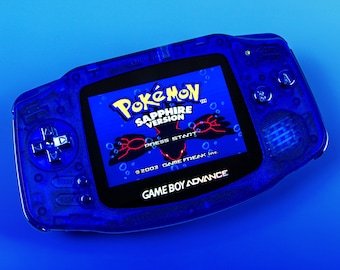 Game Boy Advance IPS Mod – Aokami 青神-editie | Optionele USB-C-batterij en audioversterker, inclusief accessoires