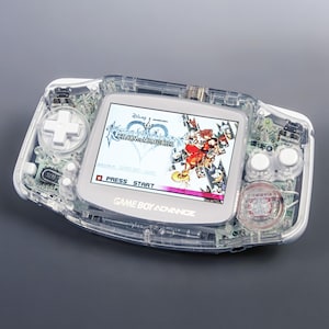 Shiroyuki Edition Game Boy Advance IPS M2 | White Buttons | USB-C Battery & Audio Amplifier Upgrades | Case and Earphones Included