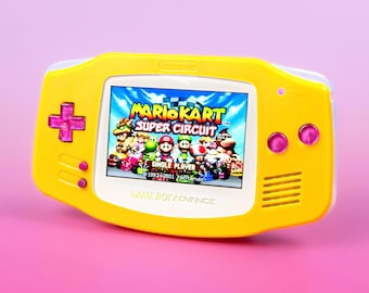 Game Boy Advance IPS Mod – Himari 日毬 Edition | Optional USB-C Battery & Audio Amplifier, Accessories Included