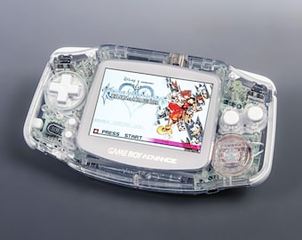 Modificación IPS para Game Boy Advance – Edición Shiroyuki 白雪 / Batería USB-C y amplificador de audio opcionales, accesorios incluidos