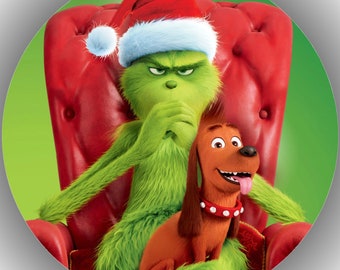 Premium Fondant Tortenaufleger Grinch N4