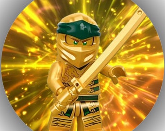 Premium Fondant Tortenaufleger L. Ninjago Wu 4