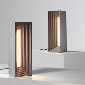 Handmade Mini Concrete LED table lamp