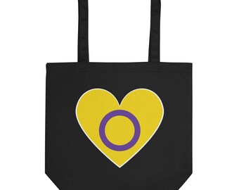 Borsa tote a cuore Intersex Pride