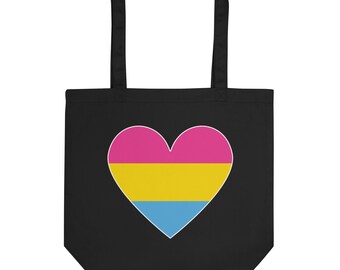 Borsa tote con cuore Pansessuale Pride