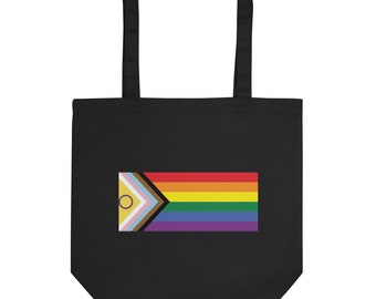 Borsa tote con bandiera Pride inclusa Intersex
