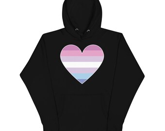 Felpa con cappuccio Bigender Heart