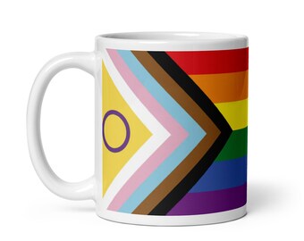 Tazza con bandiera Intersex-Inclusive Progress Pride