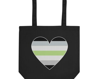 Borsa tote a cuore Agender Pride