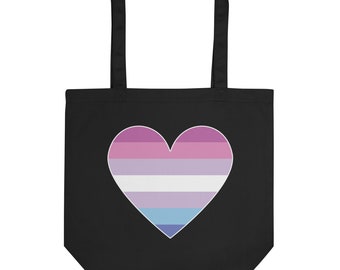 Borsa tote Bigender Pride Heart