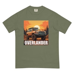 Overlander Off-Road Unisex garment-dyed heavyweight t-shirt