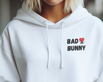 Bad Bunny Unisex Heavy Blended Hooded Sweatshirt, Bad Bunny Hoodie, Un Verano Sin Ti, Bad Bunny Merch