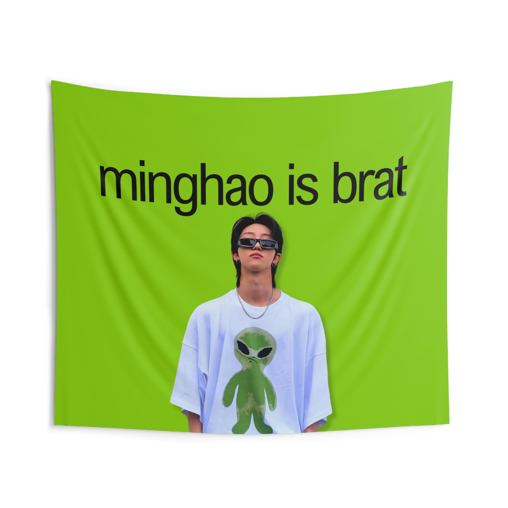 Svt The8 Minghao Alien Shirt Brat Flag Banner, Seventeen Members