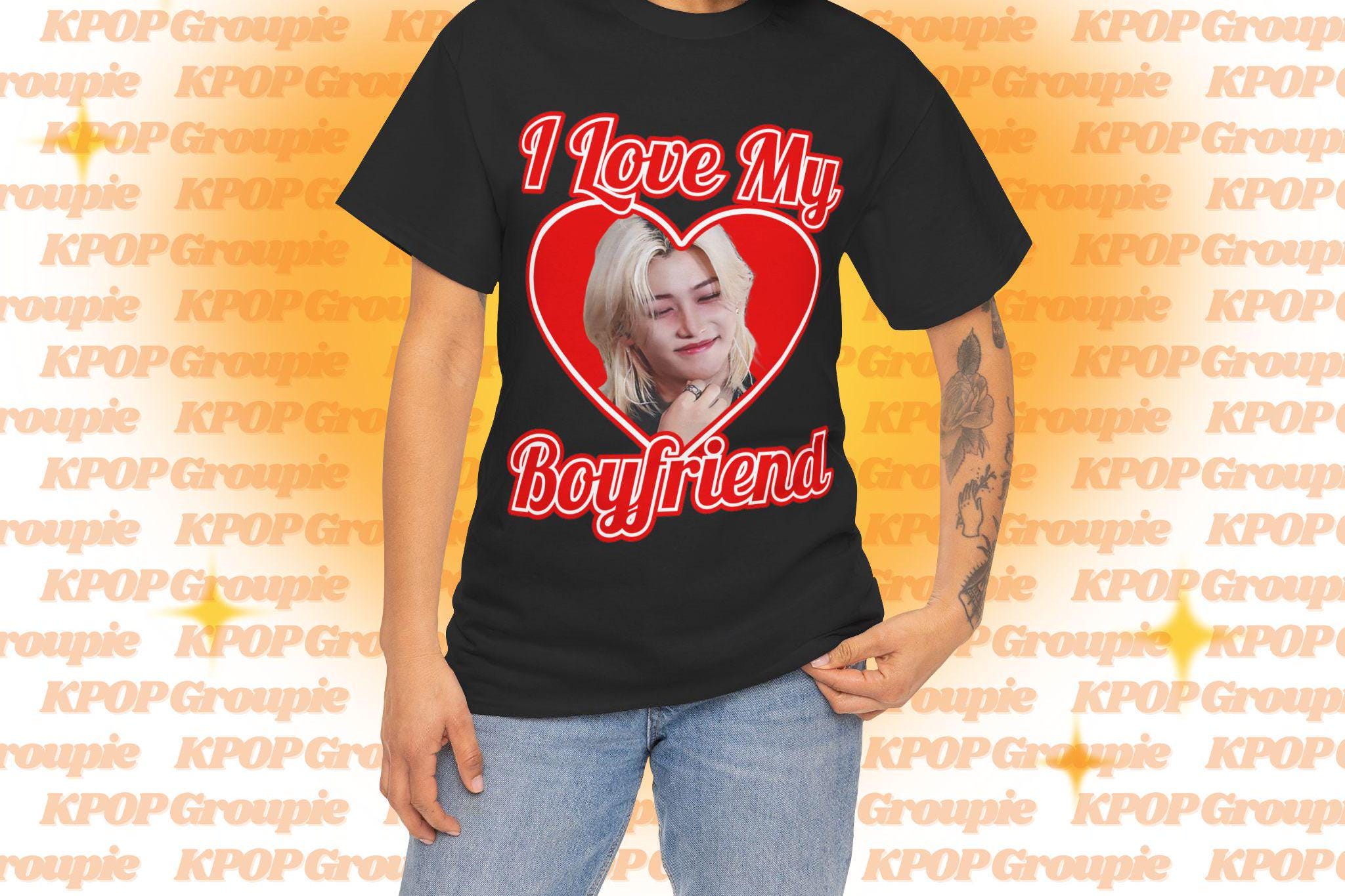 Skz Felix I Love My Boyfriend Shirt, Stray Kids Felix Bootleg