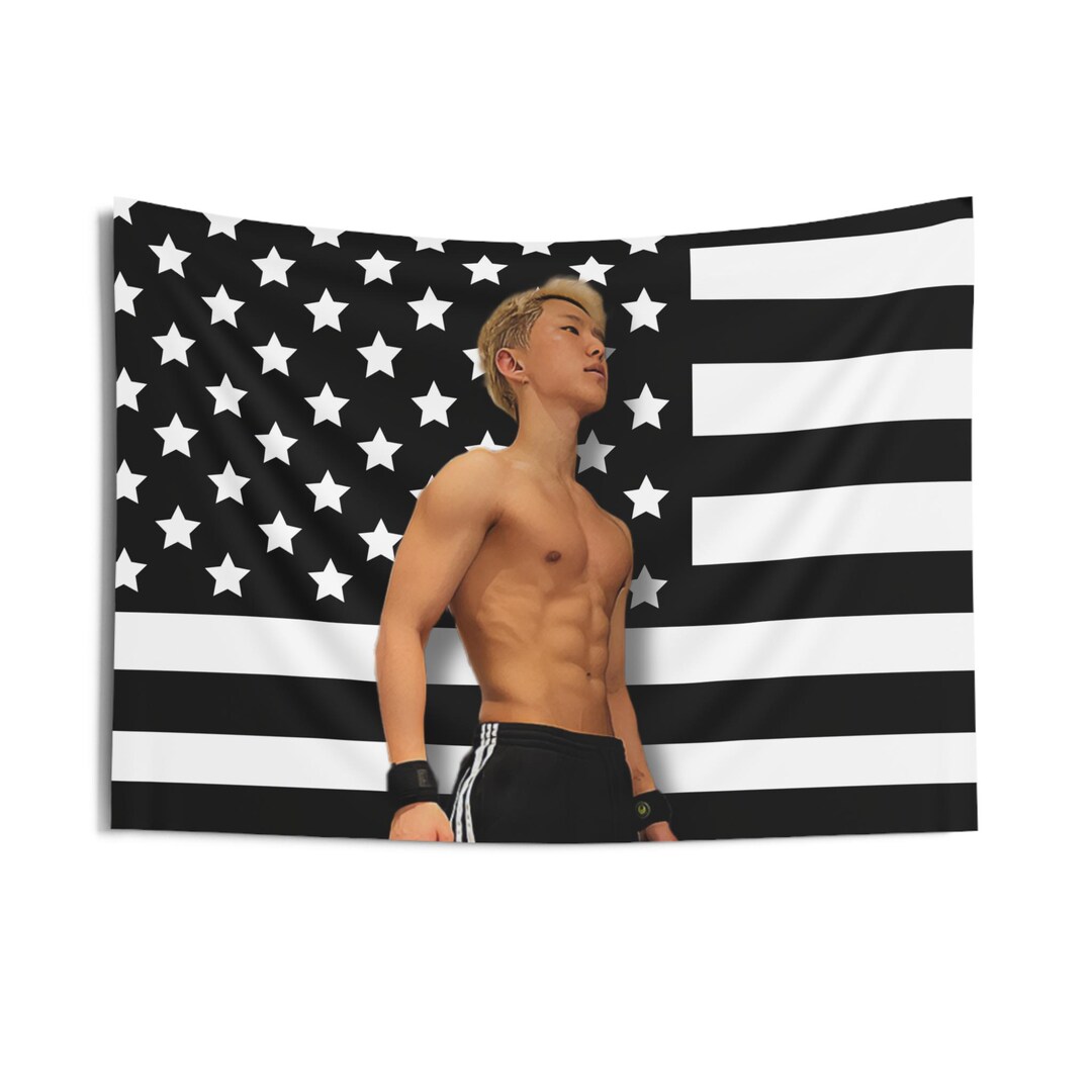 SVT Hoshi Shirtless Flag Banner, Seventeen Hoshi Kpop Flag Tapestry ...