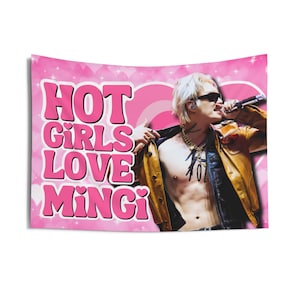 Ateez Mingi Abs Hot Girls Concert Banner, Ateez Members Kpop Flag, Ateez Members Merch, Gift Ideas for Atiny, Birthday Gift & Concert Merch
