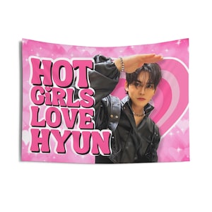 Xlov Hyun Jacket Hot Girls Concert Banner, Xlov Members Kpop Flag, Xlov 2025 Tour Merch, Gift Ideas Evol, Birthday Gift & Concert Merch