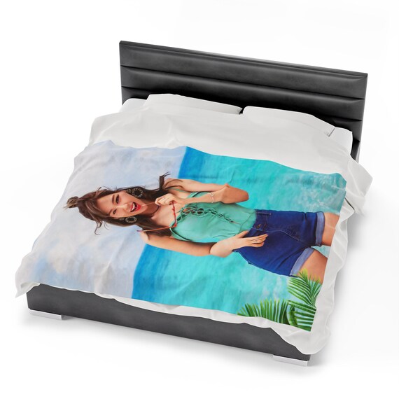 Twice Jeongyeon DTNA Plush Blanket, Twice Strategy Kpop Blanket