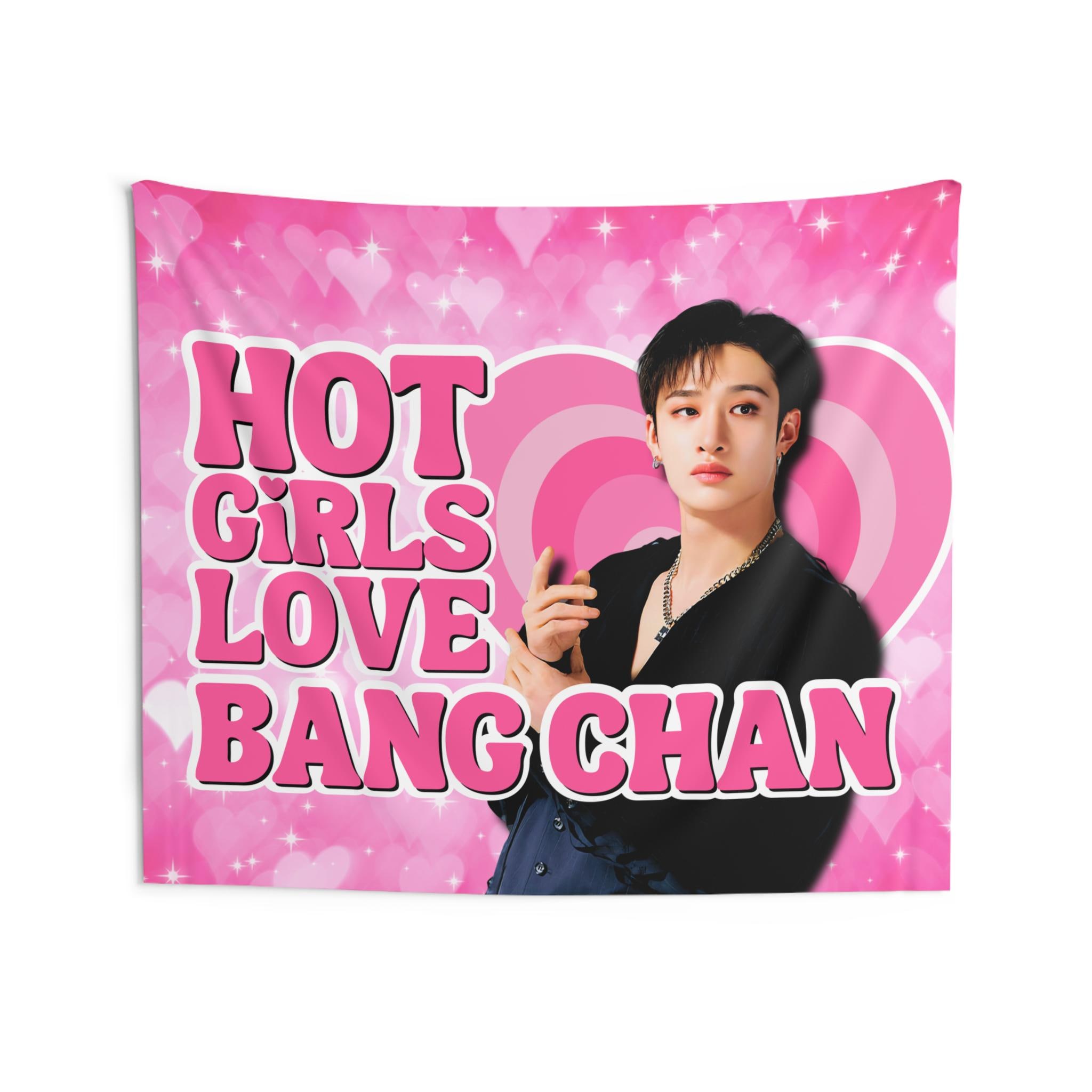 SKZ Bang Chan Hot Girls Concert Banner, Stray Kids Members Kpop